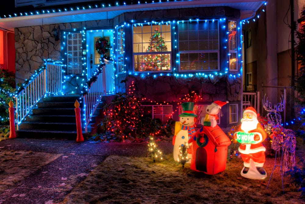 holiday lighting in rosemont il