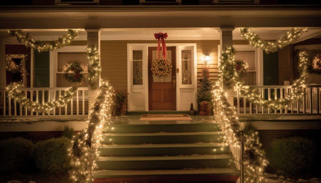 holiday lighting in riverwoods il