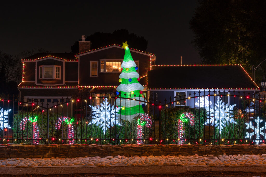 holiday lighting in wilmette il